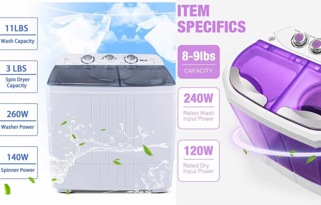 Washer and Dryer for Apartments without Hookups