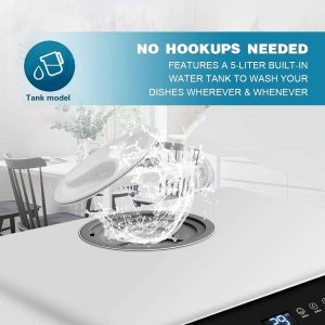 KAPAS Portable Countertop Dishwasher Review