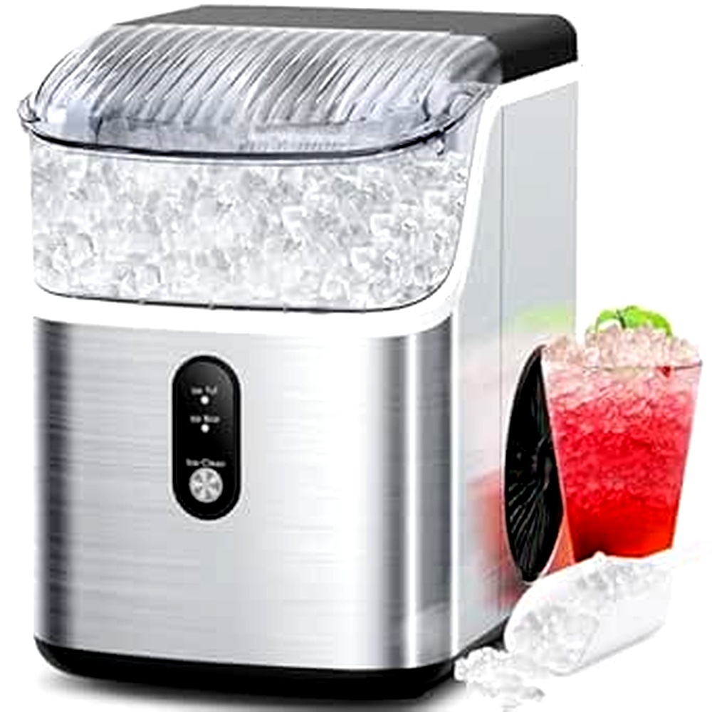 COWSAR Nugget Ice Makers Countertop Review: Soft Chewable Crushed Ice Maker Machine