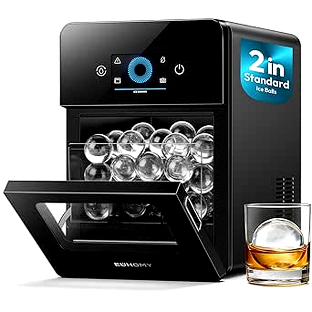 EUHOMY 2" Ice Ball Maker Countertop Review: Your Ice Solution