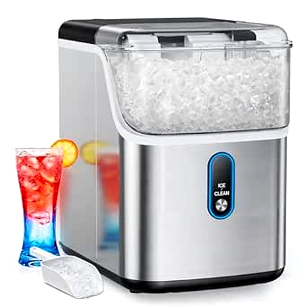Nugget Ice Maker Countertop Review: HOMEZAY Pebble Ice Maker with Soft Chewable Pellet Ice