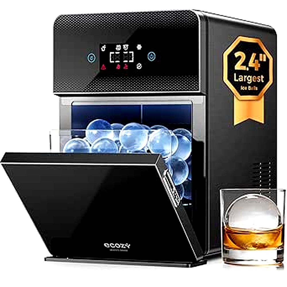 ecozy 2.4" Clear Ice Ball Maker Review: Good for Whiskey Lovers!